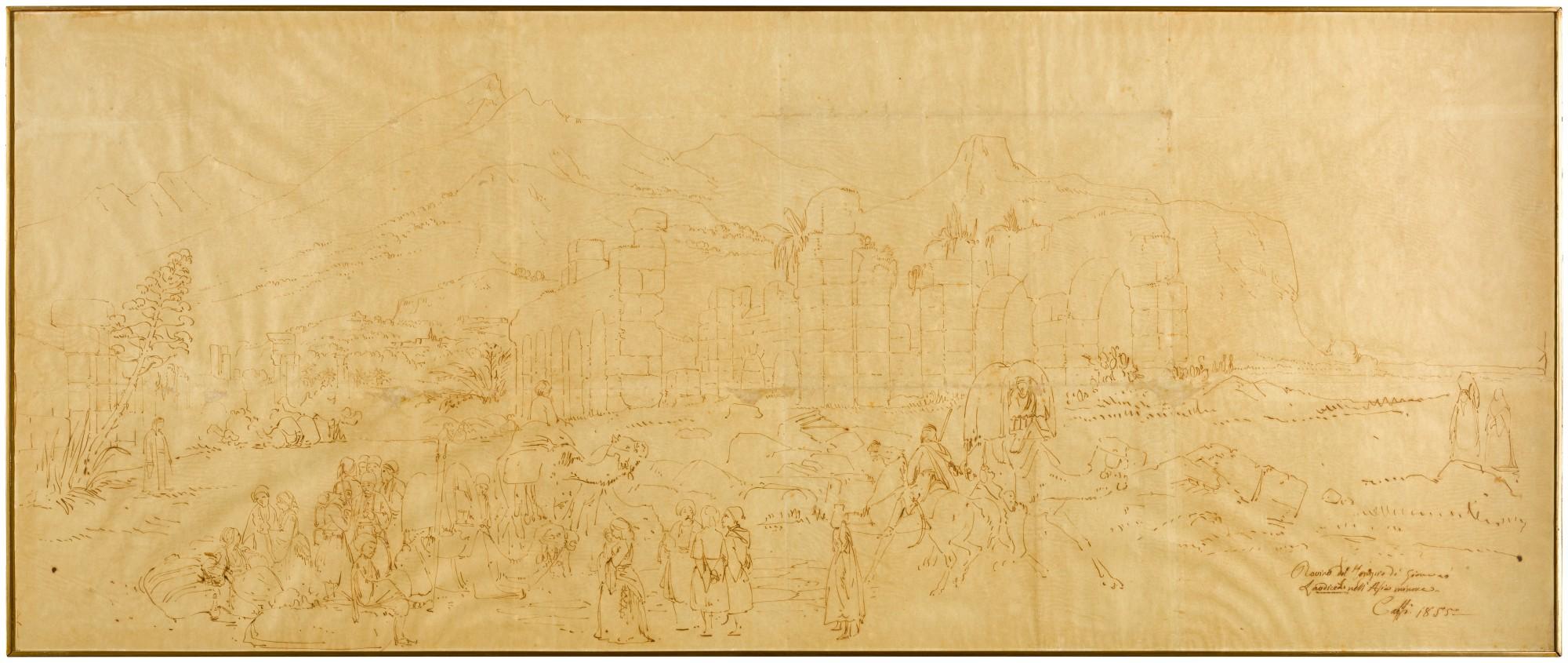 Ippolito Caffi - A view of Laodicea in Asia Minor