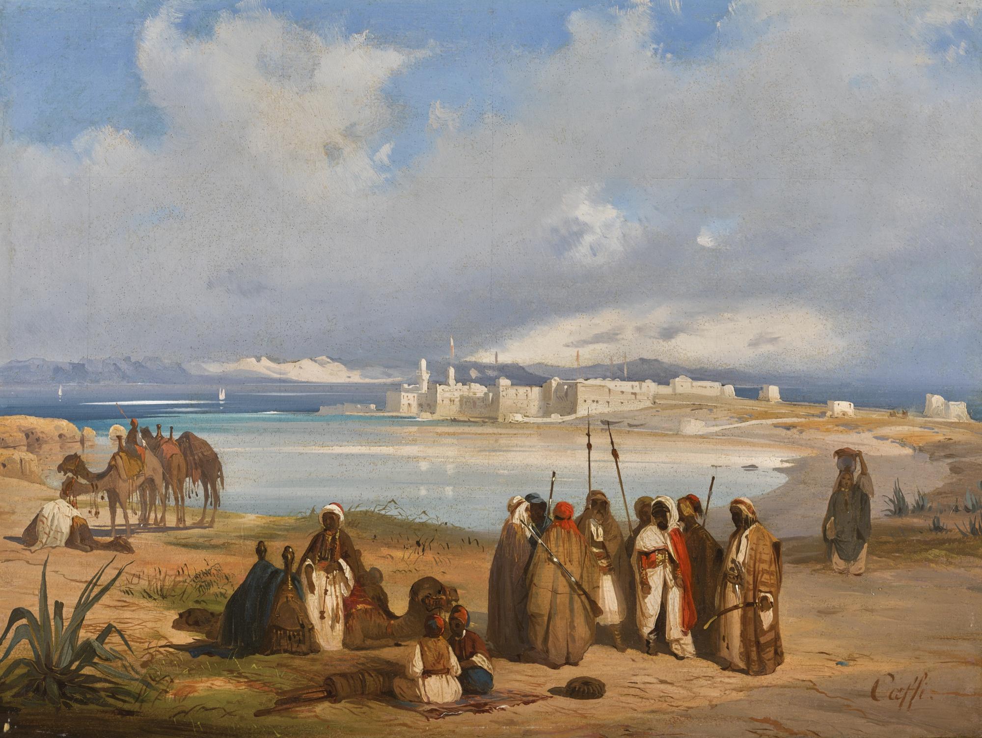 Ippolito Caffi - Italianthe Isthmus Of Suez 