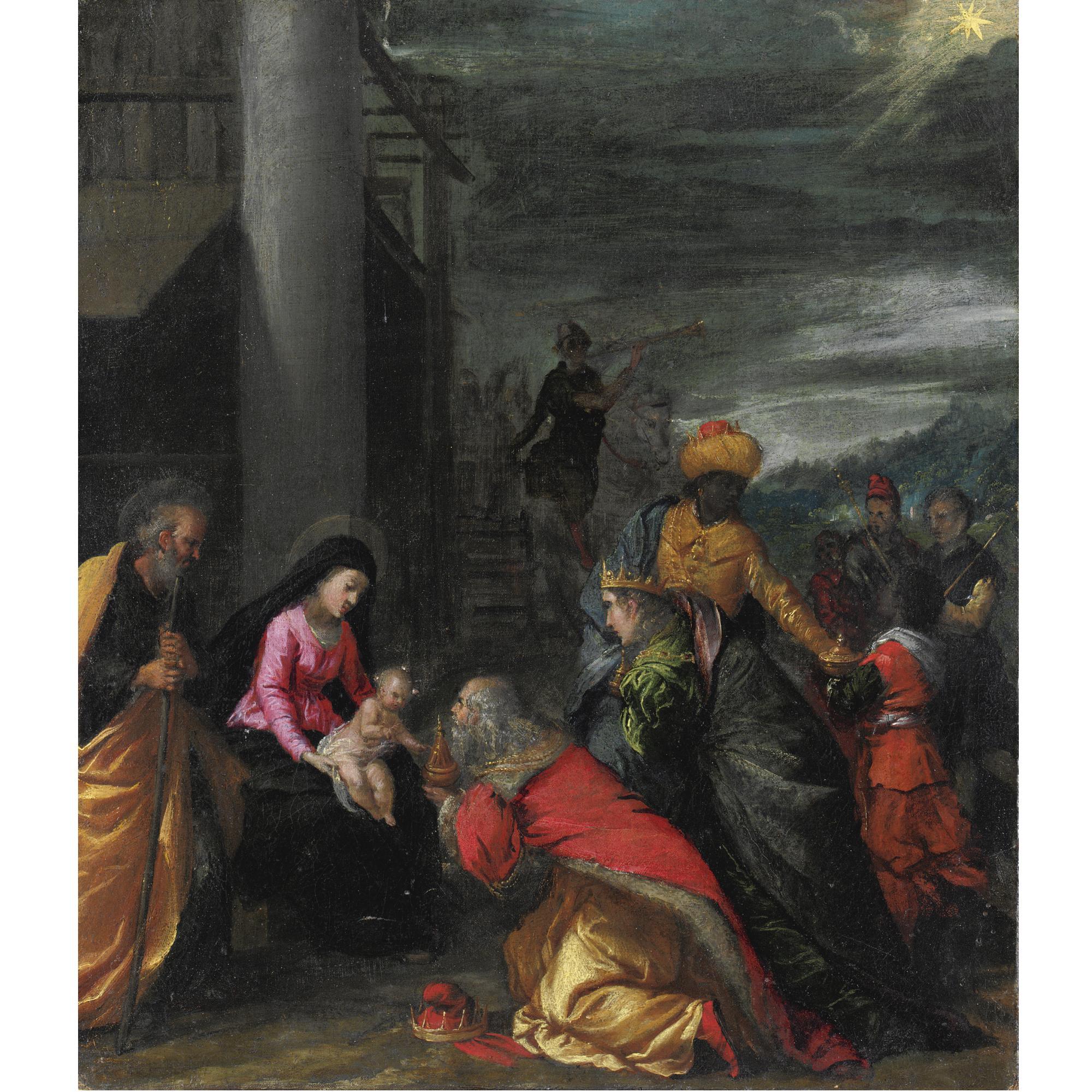 Ippolito Scarsella - Adorazione Dei Magi