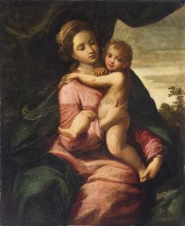 Ippolito Scarsella - Madonna col Bambino