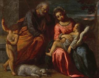 Ippolito Scarsella - Rest on the Flight to Egypt