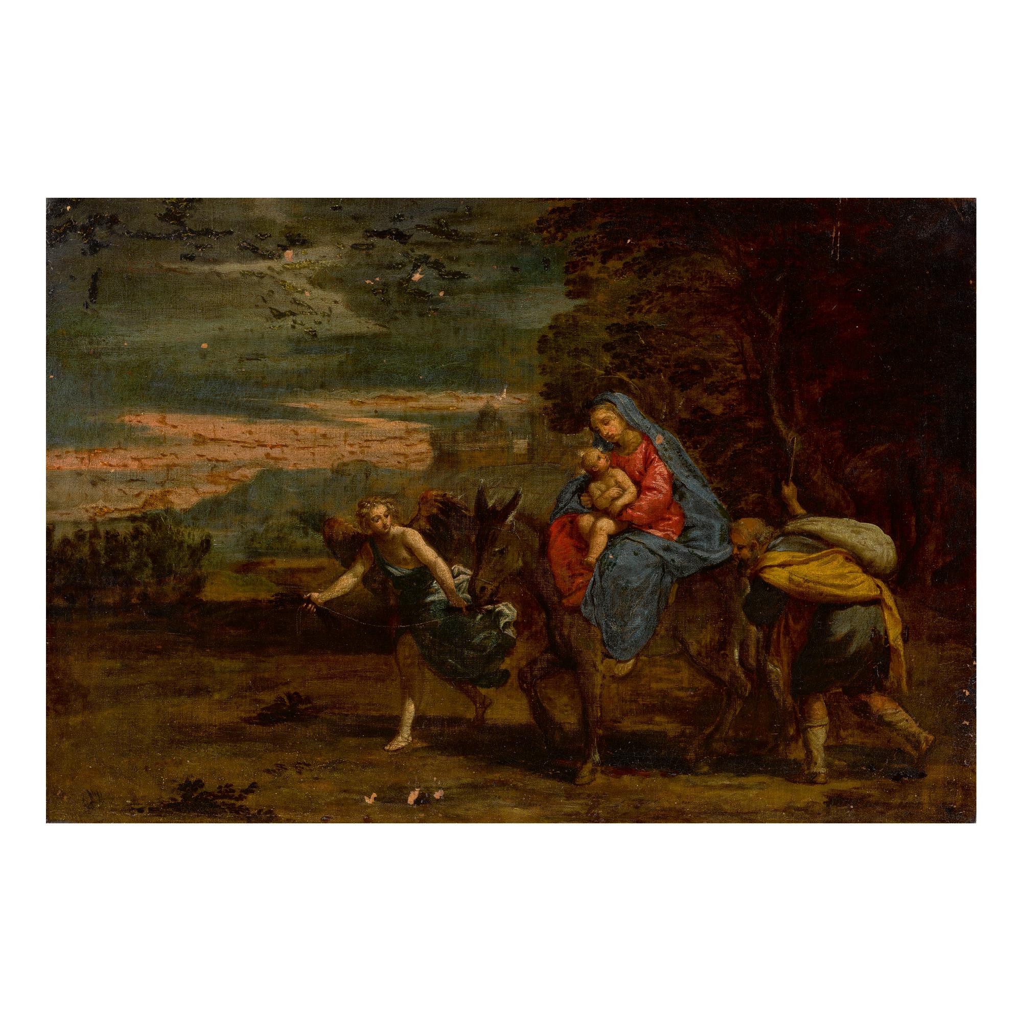 Ippolito Scarsella - The Holy Family On The Flight Into Egypt