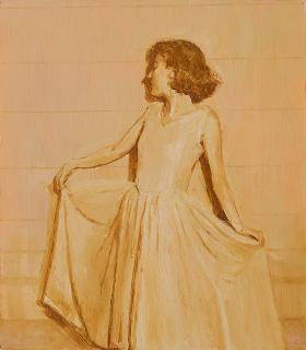 Irene Bisang - Ohne Titel (Frau tanzend).