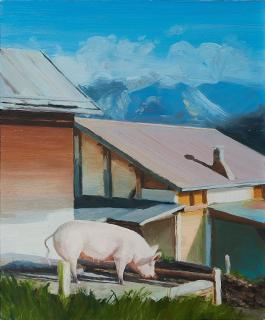 Irene Bisang - Ohne Titel (Schwein).