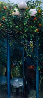 Irene Iliopoulou - Café et réverbères I