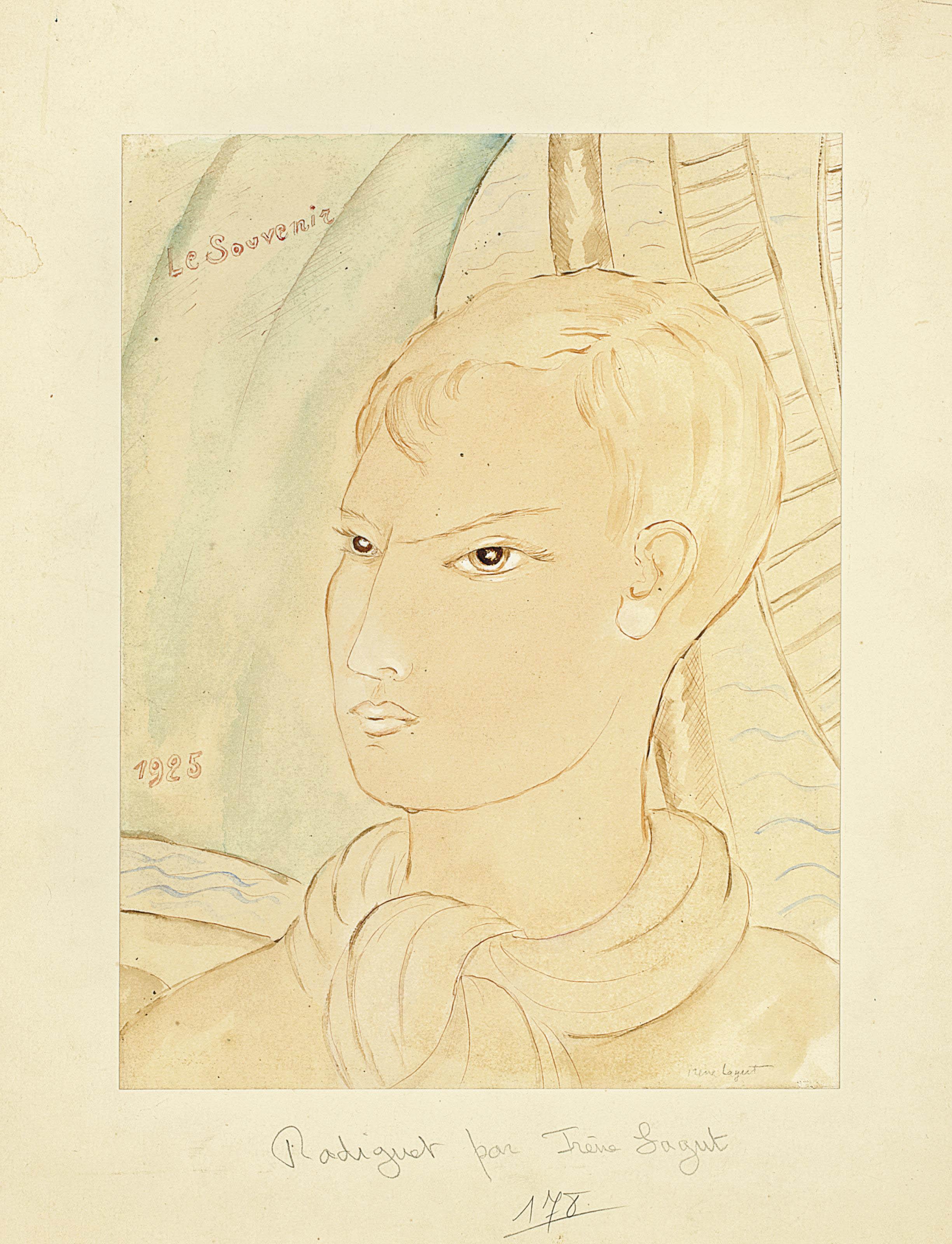 Irène Lagut - Le Souvenir (Portrait De Raymond Radiguet)