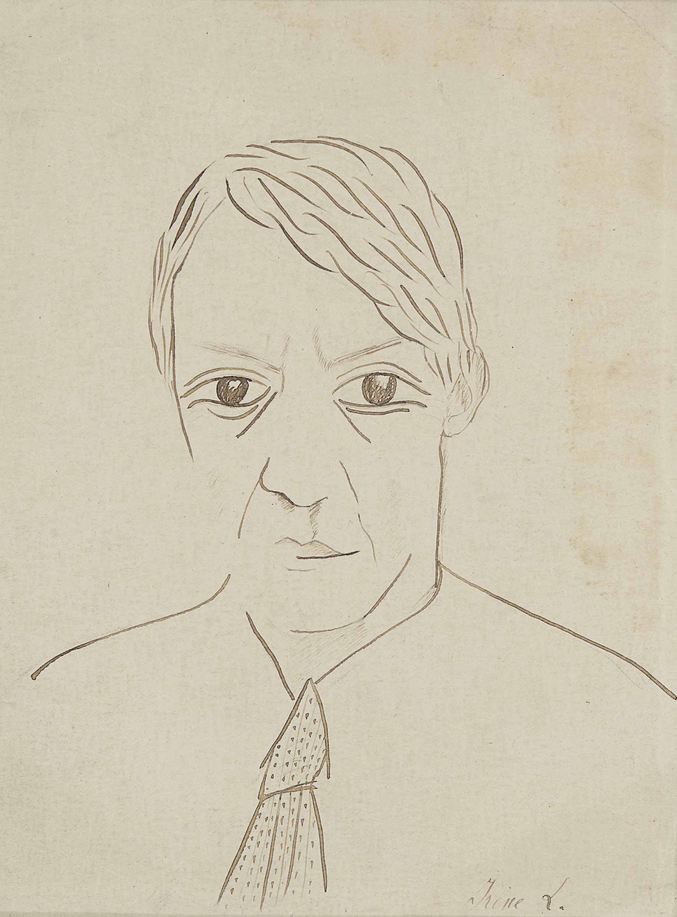 Irène Lagut - Portrait de Pablo Picasso