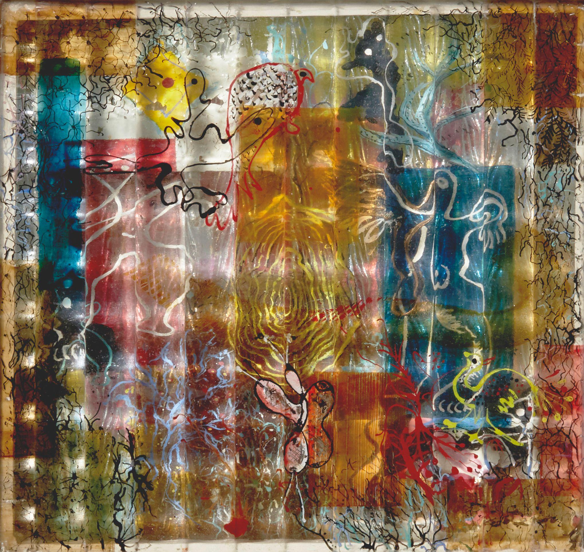 Irene Rice Pereira - Abstraction with Bird Motifs