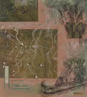 Irene Rice Pereira - Air Raid