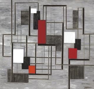 Irene Rice Pereira - Three White Squares