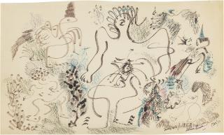 Irene Rice Pereira - Untitled (Wind & Seed Series)