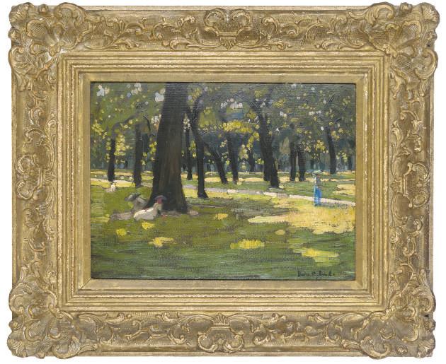 Irene Ryland R.B.A., R.O.I., S.W.A. - Kensington Gardens