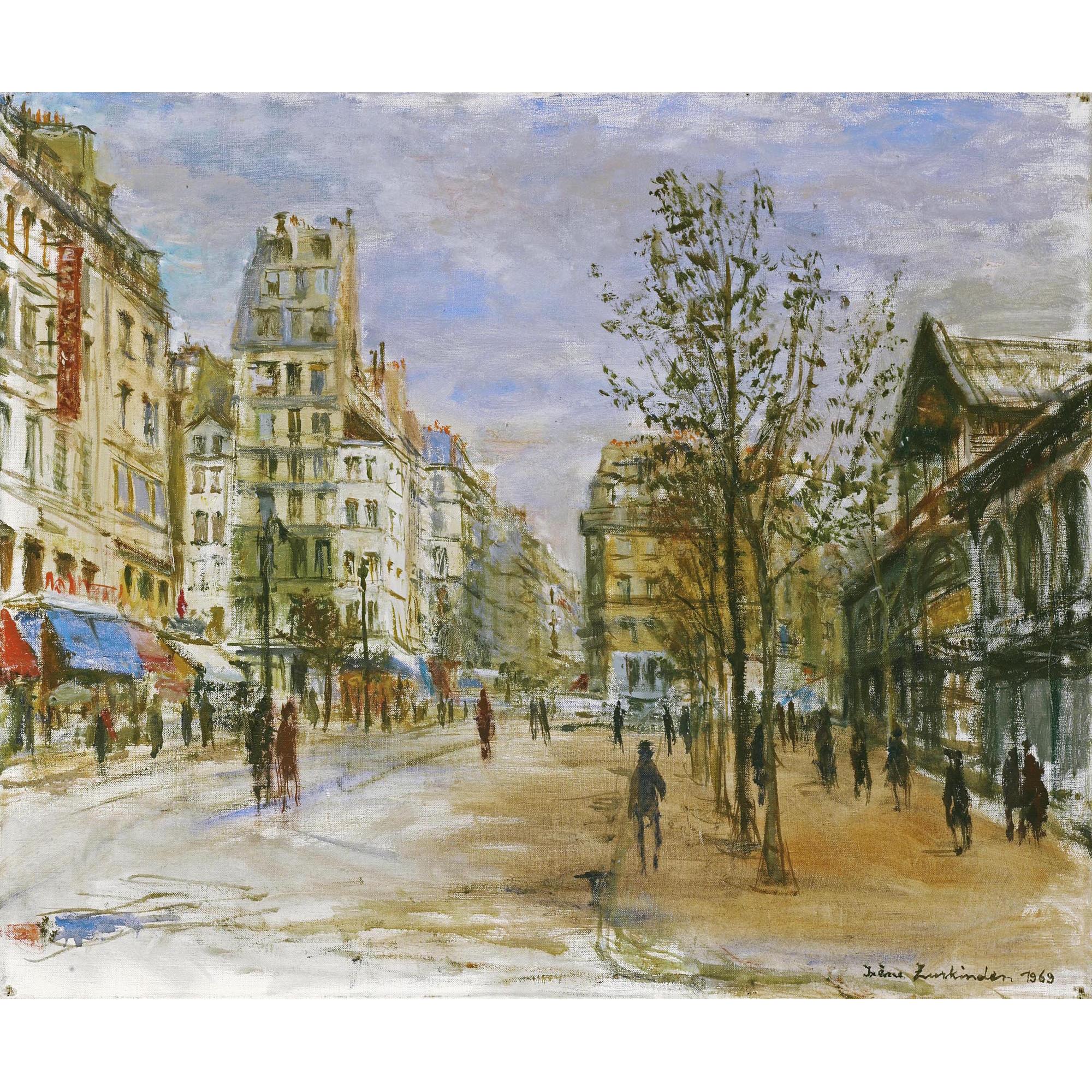 Irène Zurkinden - Les Halles, Rue Rambuteau, Paris, 1969 The Market Halls, Rambuteau Street, Paris, 1969