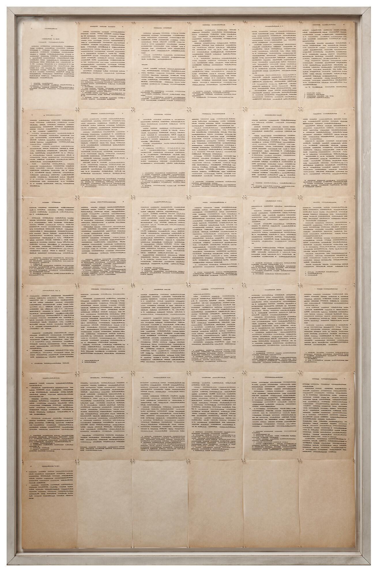 Irma Blank - Della Letteratura II