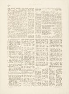 Irma Blank - Zeitungsseite AB-2