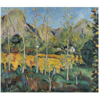 Irma Stern - Cape Homesteads
