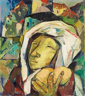 Irma Stern - Farmer woman with fruits