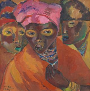 Irma Stern - Masked Transkei Women