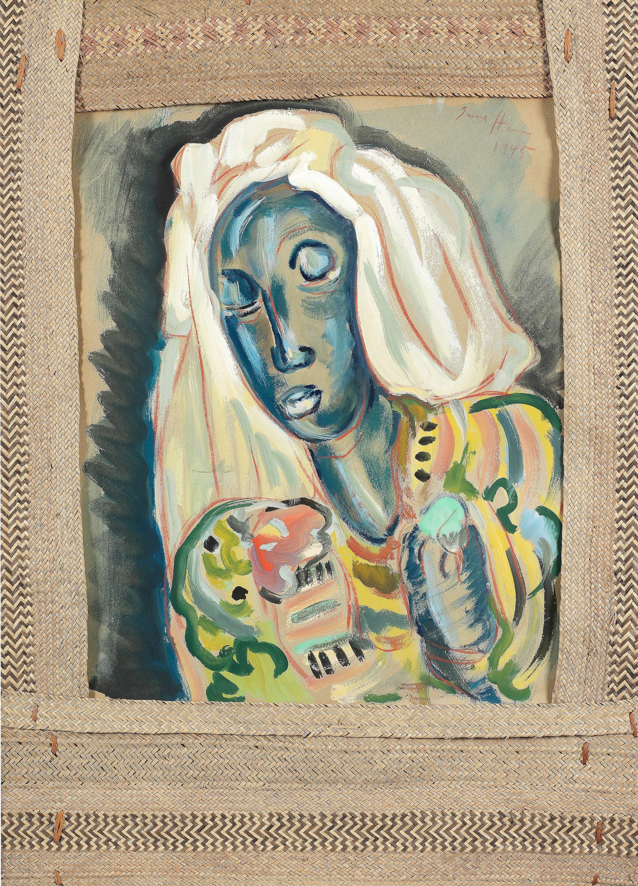 Irma Stern - Portrait of an Indian woman