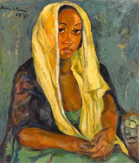 Irma Stern - The Yellow Shawl