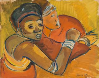 Irma Stern - Untitled (At the Initiation Dance Festival)