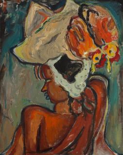 Irma Stern - Zulu Girl with Cocks