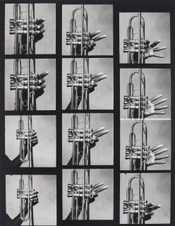 Irving Penn - 12 Hands of Miles Davis and His Trumpet, New York, July 1, 1986