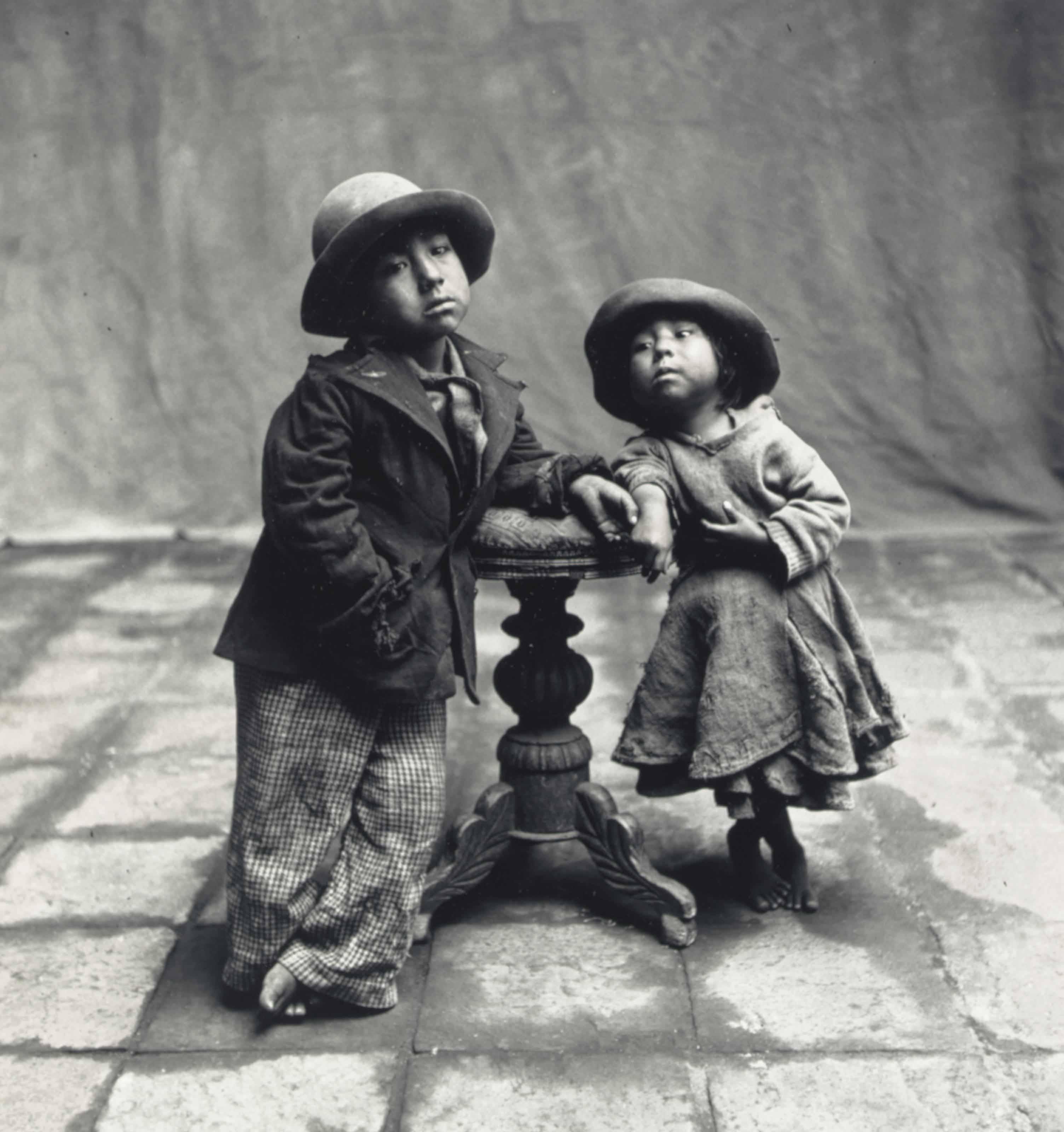 Irving Penn - Cuzco Children (Neg. 263), Peru, Dec., 1948
