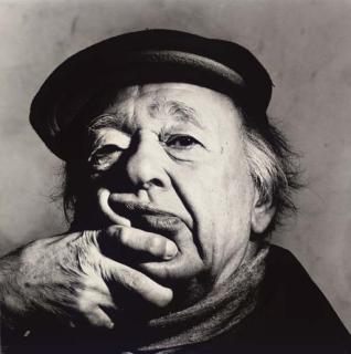 Irving Penn - Eugène Ionesco, New York, 21 October 1983