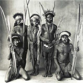 Irving Penn - Five Okapa Warriors, New Guinea, 1970