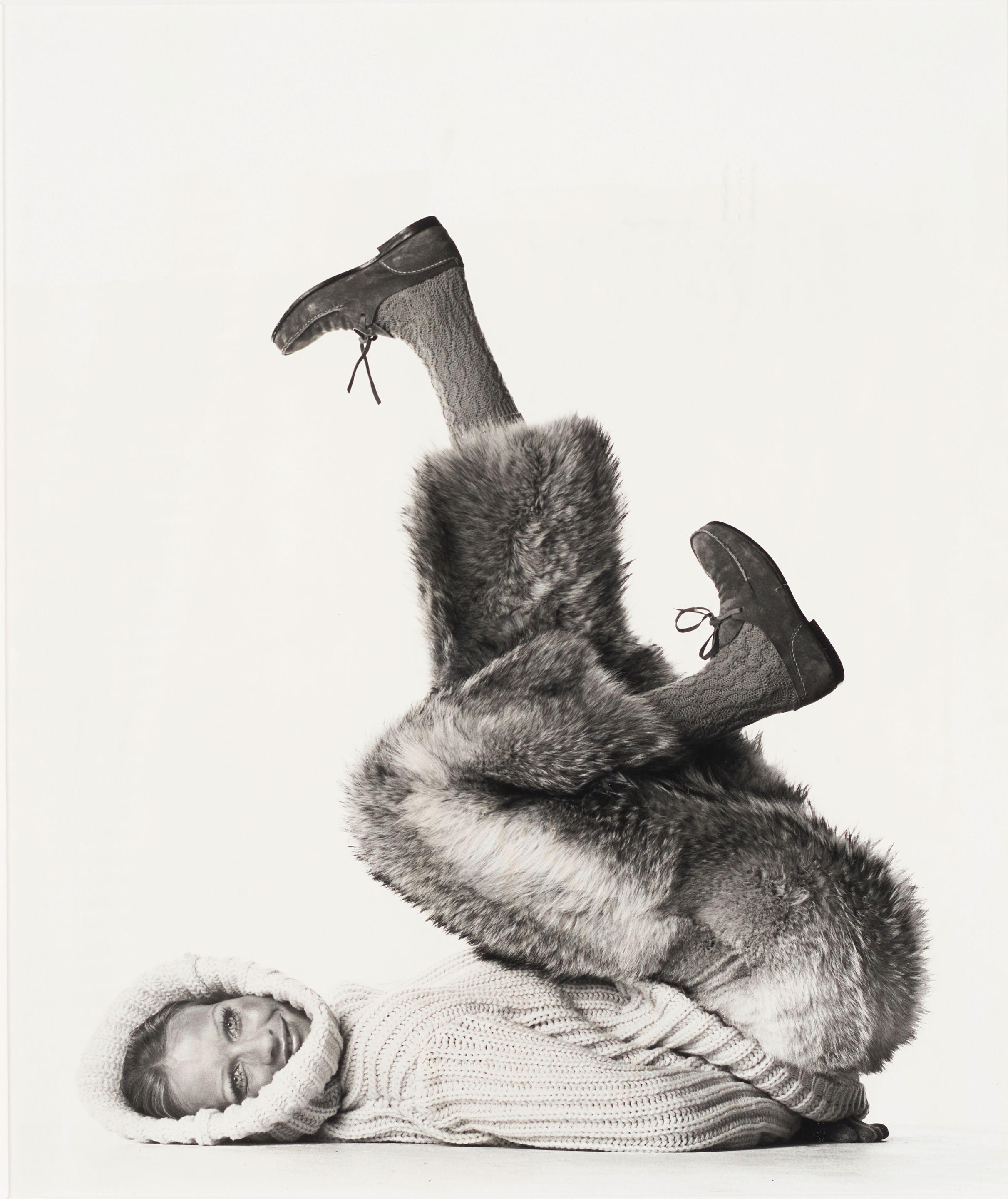 Irving Penn - Model Wearing Après-Ski Ensemble by Madame Grès