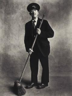 Irving Penn - Road Sweeper, London, 1950