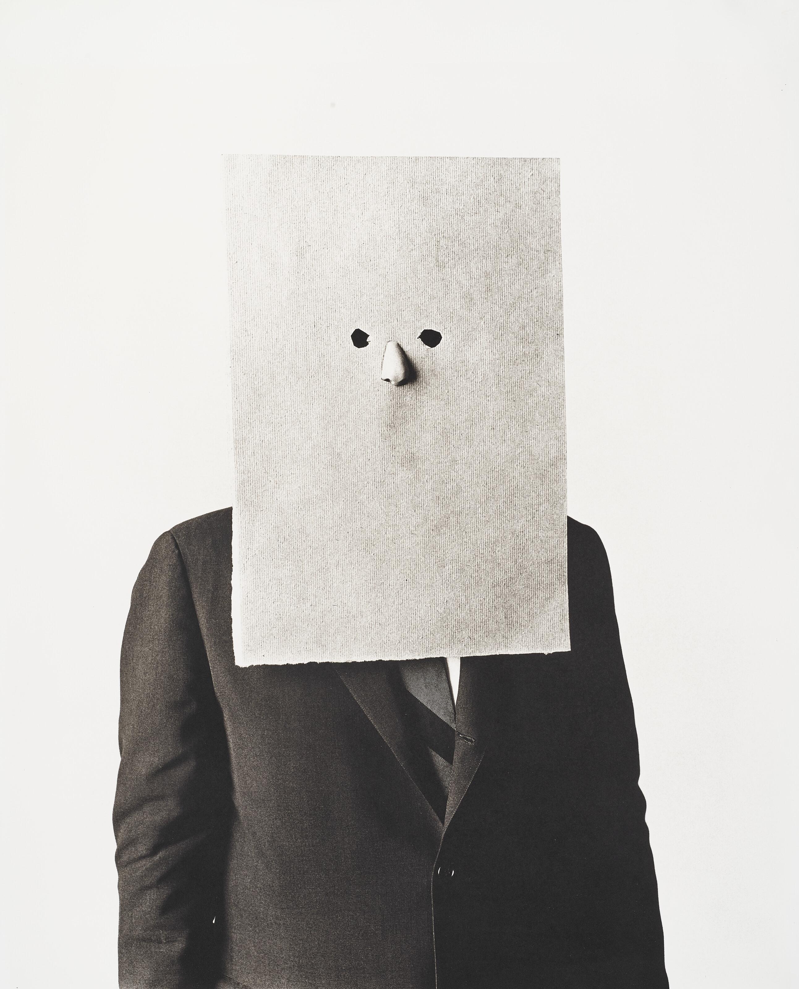 Irving Penn - Steinberg in Nose Mask, New York, 1966