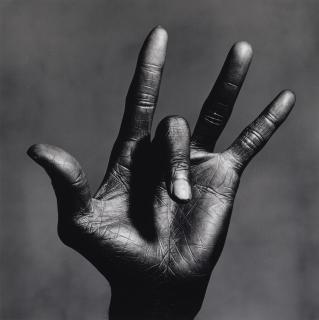 Irving Penn - The Hand of Miles Davis, New York, July 1, 1986