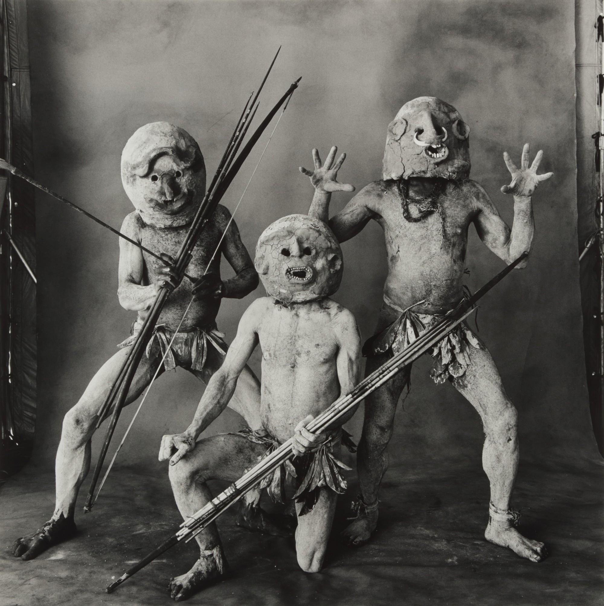 Irving Penn - \'Three Asaro Mudmen, New Guinea\'