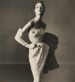Irving Penn - White Brocade Dress, Jean Patchett, c. 1949