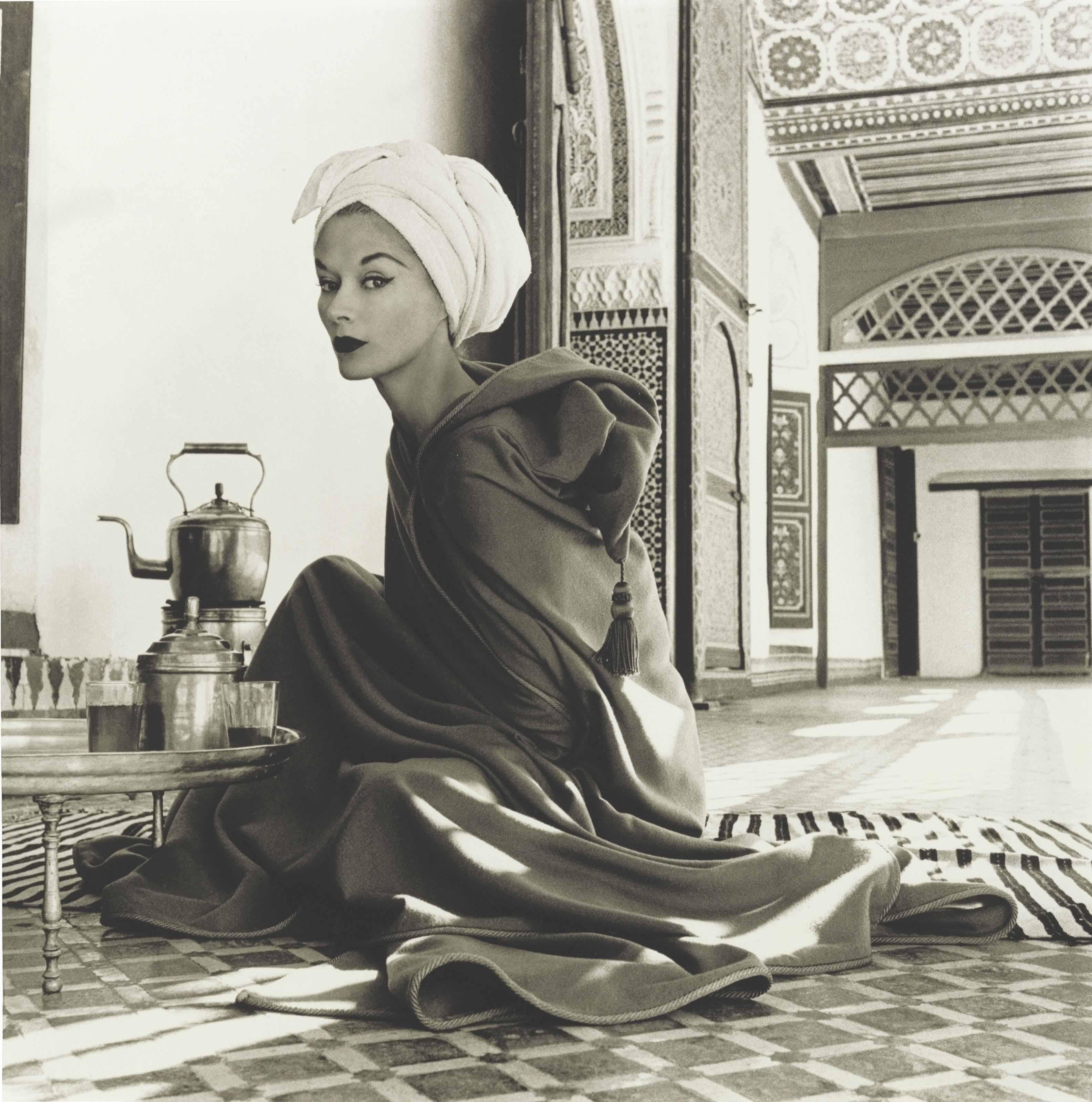 Irving Penn - Woman In Moroccan Palace (Lisa Fonssagrives-Penn), Marrakech, 1951