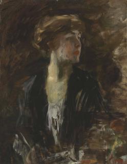Irving Ramsay Wiles - Portrait of a Young Woman