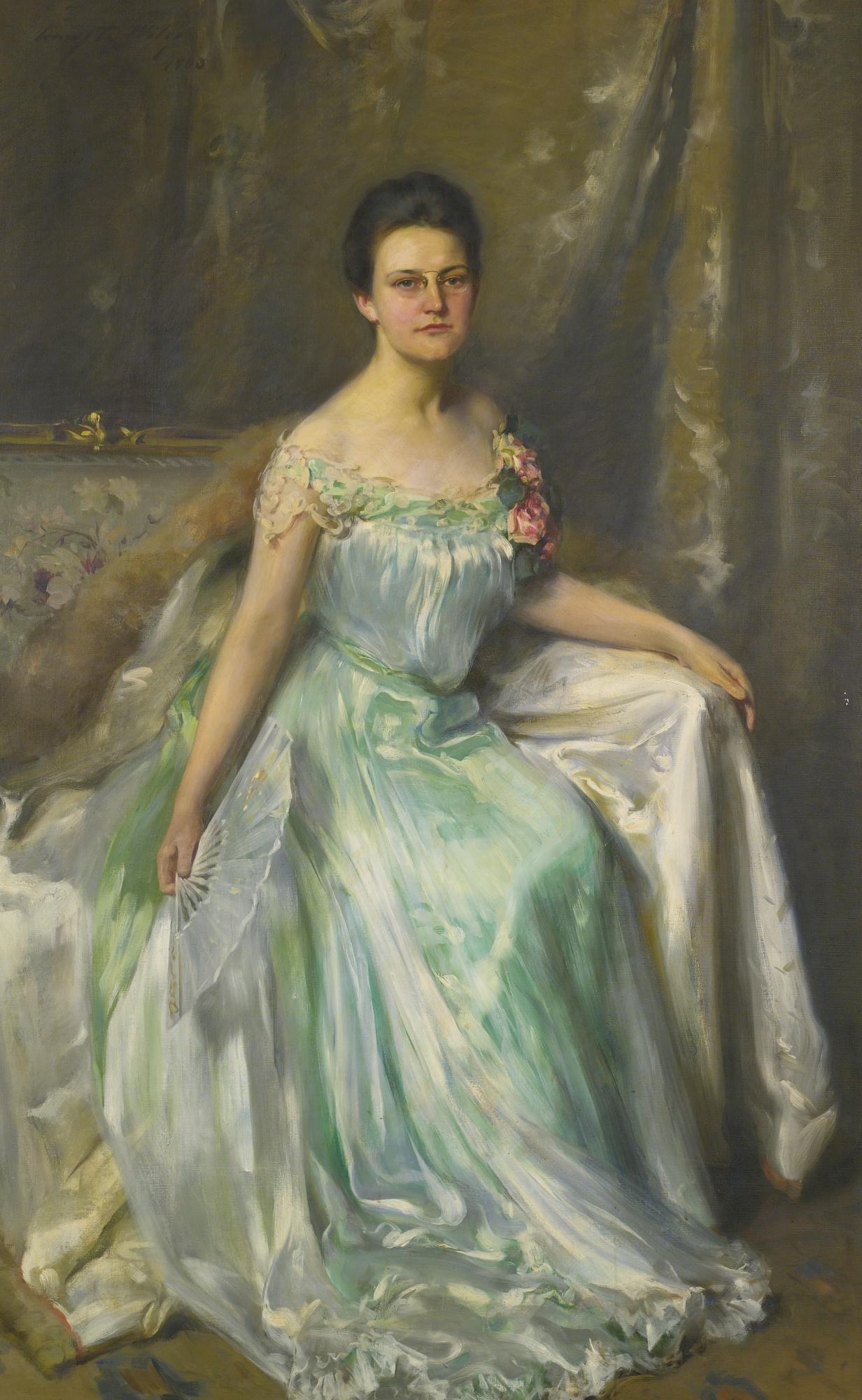 Irving Ramsay Wiles - Portrait Of Juliet Inness