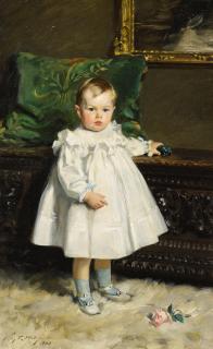 Irving Ramsay Wiles - Portrait Of Reynolds Miller