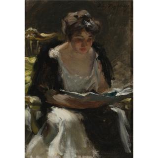 Irving Ramsay Wiles - The Reader