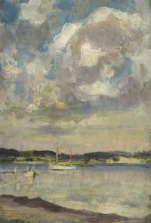 Irving Ramsey Wiles - Clouds - Peconic Bay