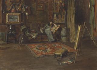 Irving Ramsey Wiles - Interior of William Merritt Chase\'s Tenth Street Studio