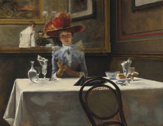 Irving Ramsey Wiles - The Corner Table