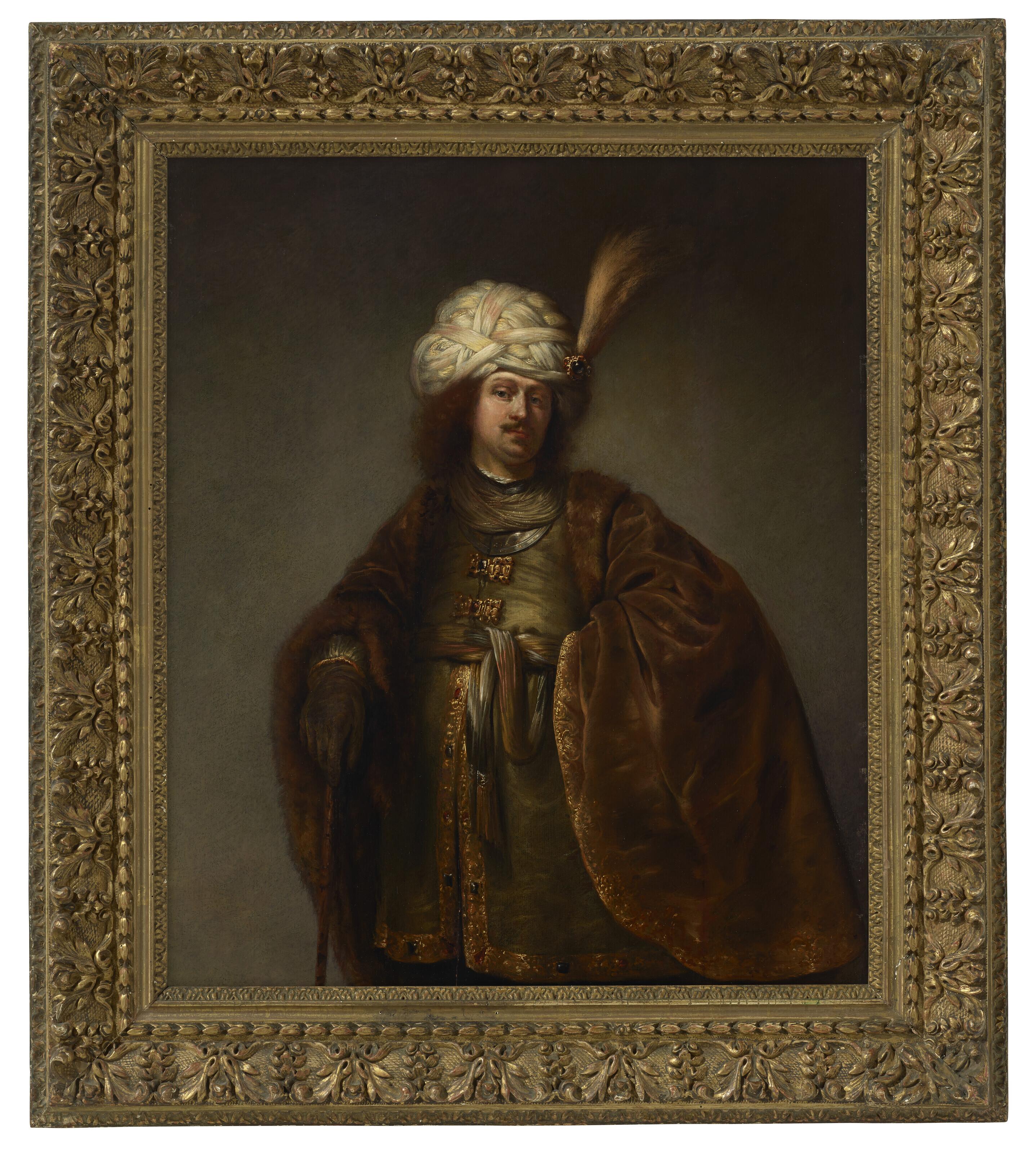 Isaac De Jouderville - A man, three-quarter length, in Oriental dress