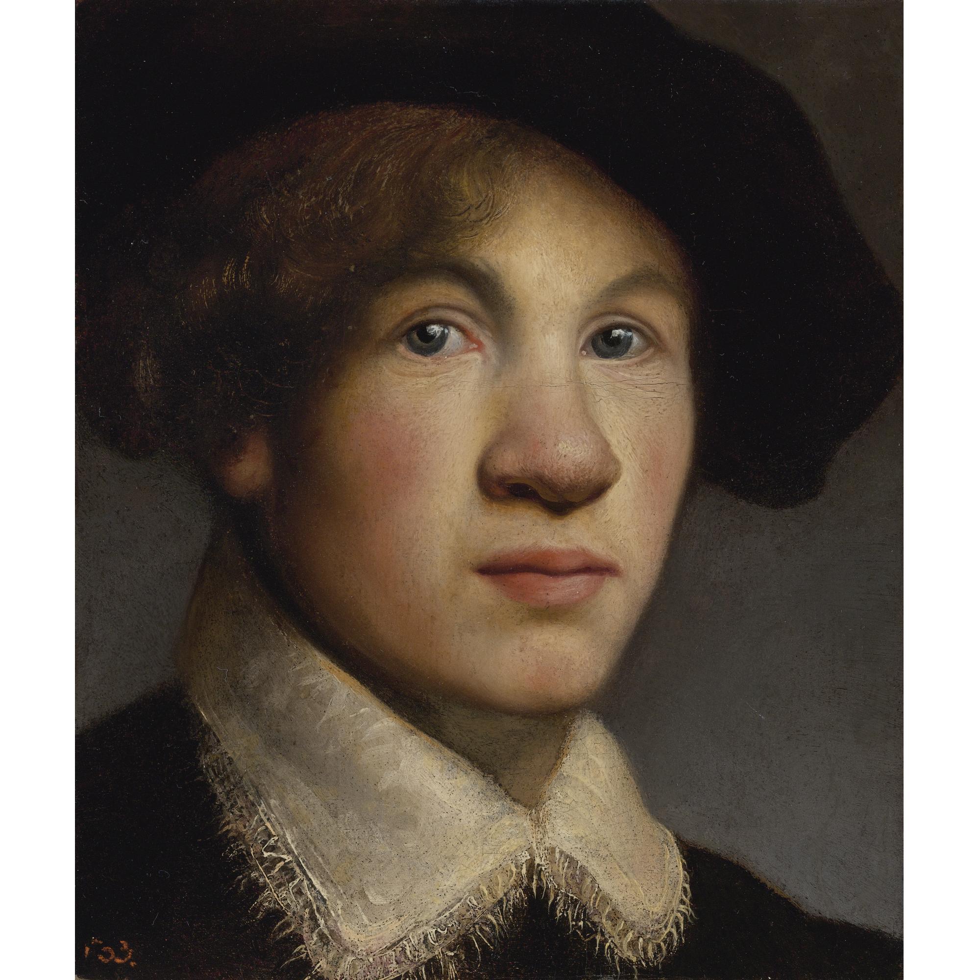 Isaac De Jouderville - Tronie Of A Young Man, Possibly A Portrait Of The Young Rembrandt
