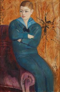 Isaac Grünewald - Boy in blue