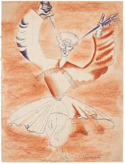 Isaac Grünewald - Dancing cossack