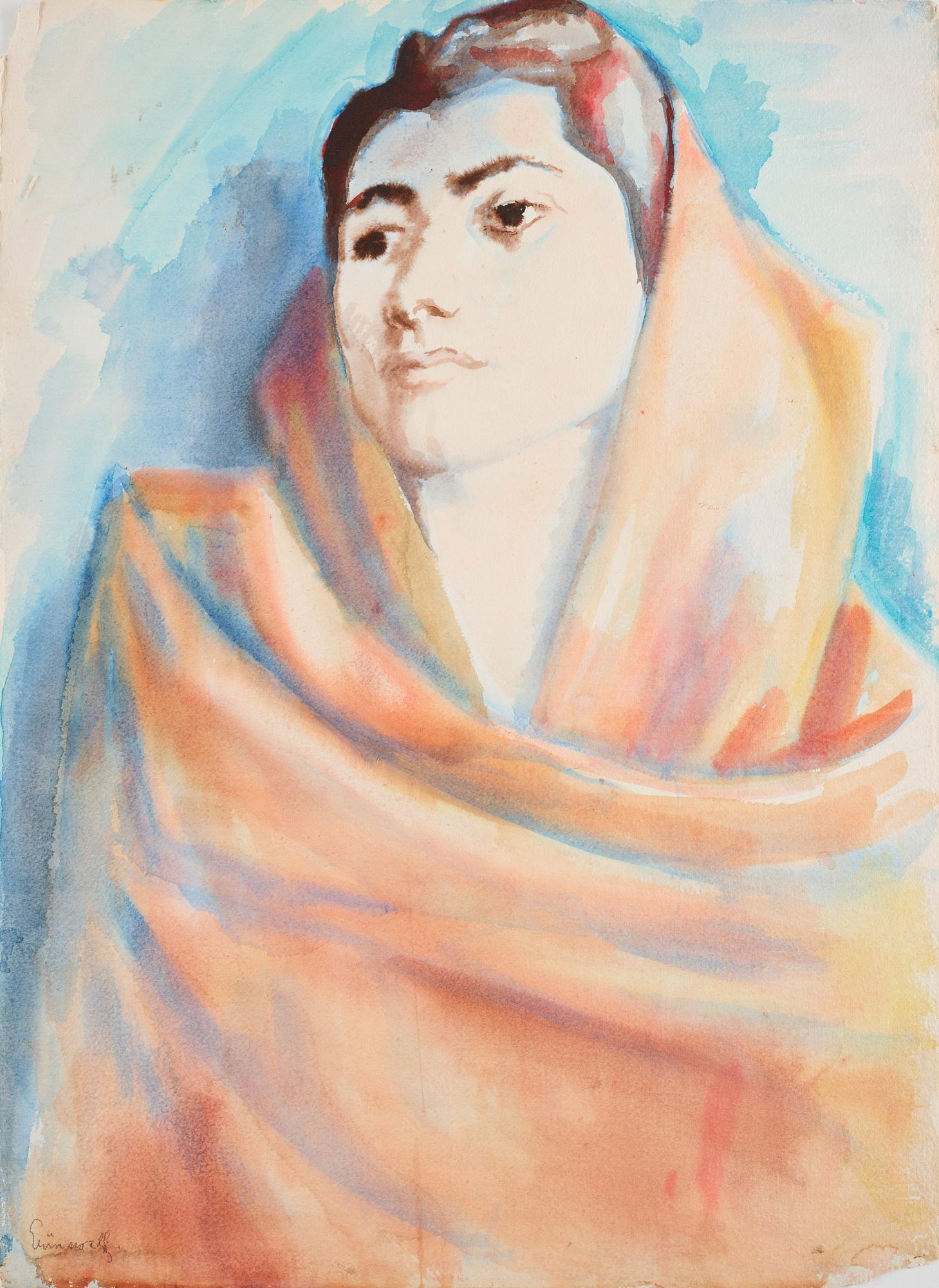 Isaac Grünewald - Portrait of a woman