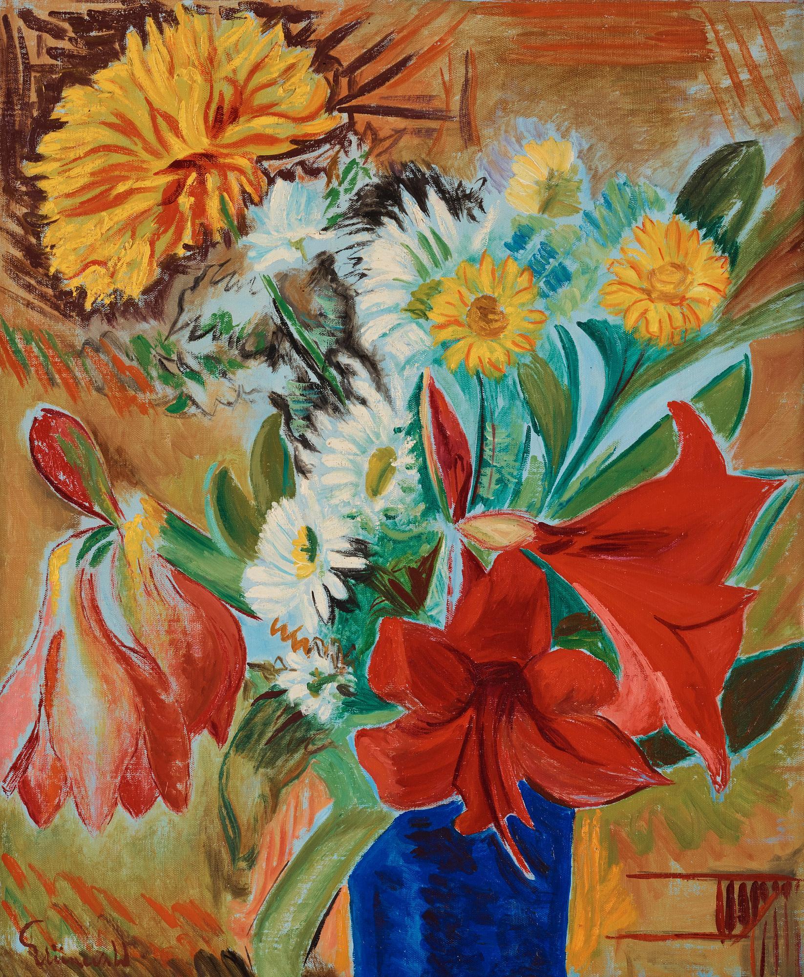 Isaac Grünewald - Still Life with Amaryllis